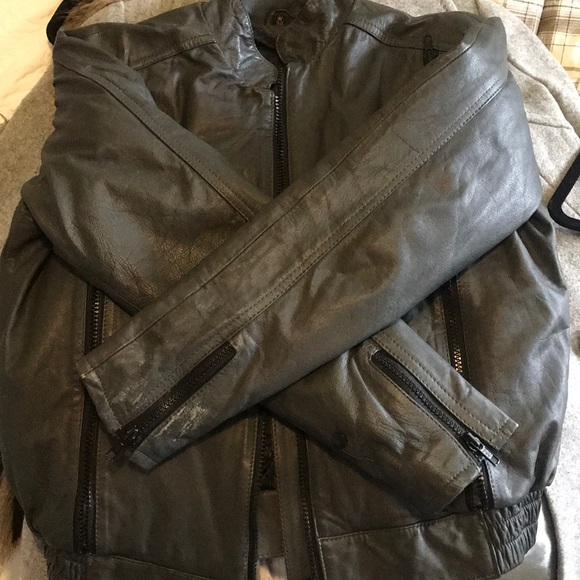 hein gericke women’s dark grey motorcycle jacket - Picture 7 of 11